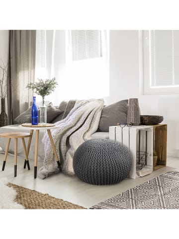 THE HOME DECO FACTORY Plaid grijs - (L)150 x (B)120 cm