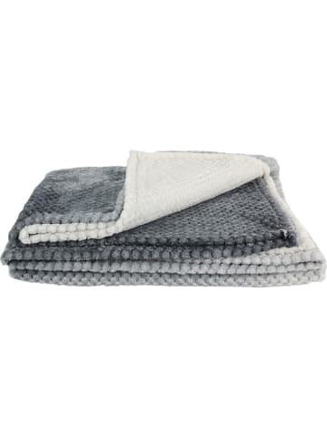 THE HOME DECO FACTORY Pled w kolorze szarym - 200 x 150 cm