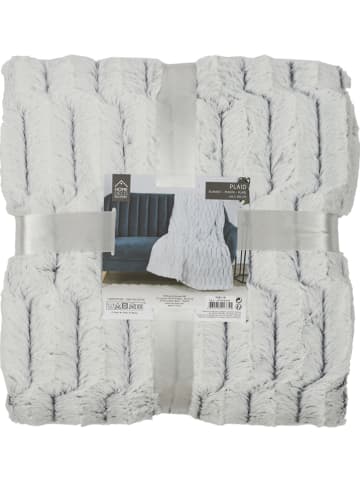 THE HOME DECO FACTORY Plaid lichtgrijs - (L)200 x (B)140 cm