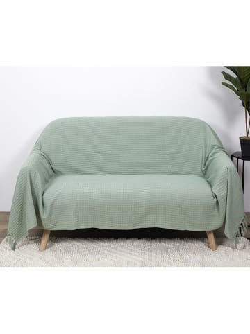 THE HOME DECO FACTORY Plaid groen - (L)250 x (B)170 cm