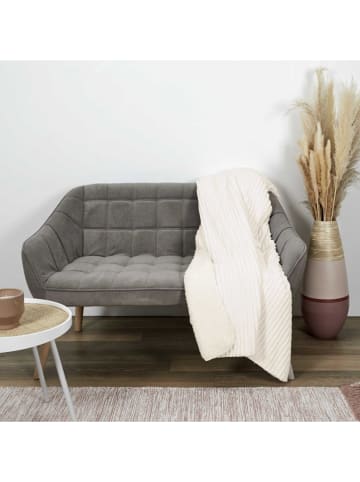 THE HOME DECO FACTORY Plaid crème - (L)220 x (B)180 cm