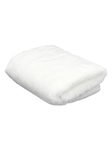 THE HOME DECO FACTORY Plaid in Weiß - (L)150 x (B)120 cm