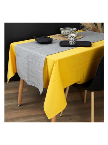 THE HOME DECO FACTORY Tafelloper grijs - (L)150 x (B)50 cm