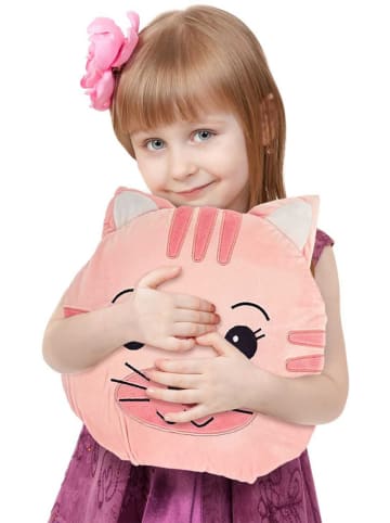 The Home Deco Kids Koc dziecięcy w kolorze jasnoróżowym - 150 x 110 cm