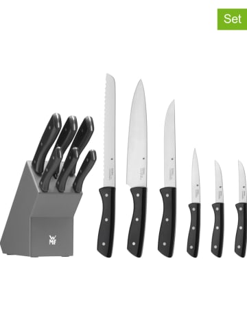WMF 7tlg. Messer-Set "ProfiSelect" in Grau/ Schwarz