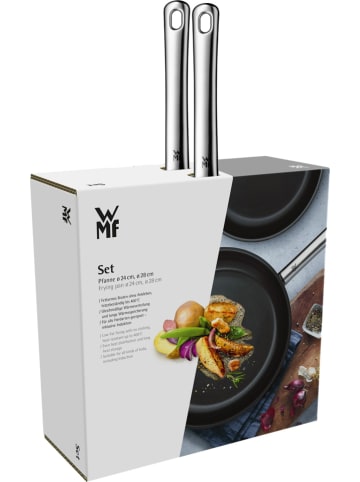 WMF 2er-Set: Edelstahl-Bratpfannen "Devil"