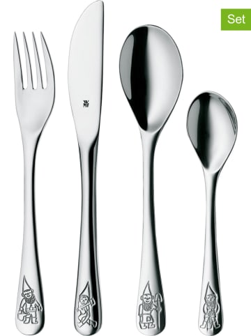 WMF 4tlg. Kinder-Edelstahl-Besteckset "Zwerge"