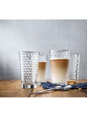 WMF 4er-Set: Latte-Macchiato-Gläser in Grau - 275 ml 