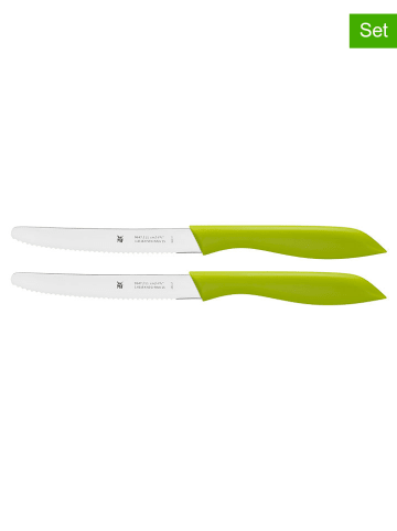 WMF 2er-Set: Vespermesser in Grün - (L)23 cm