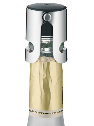 WMF Edelstahl-Sektflaschen-Verschluss ''Clever&More'' - (H)5 x Ø 4 cm