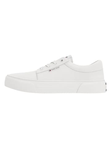 Tommy Hilfiger Leder-Sneakers in Weiß