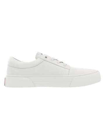 Tommy Hilfiger Leder-Sneakers in Weiß