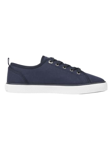 Tommy Hilfiger Leder-Sneakers in Dunkelblau