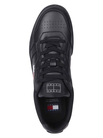 Tommy Hilfiger Skórzane sneakersy w kolorze czarnym