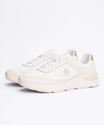 Tommy Hilfiger Skórzane sneakersy w kolorze białym