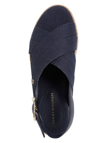 Tommy Hilfiger Sandały w kolorze granatowym