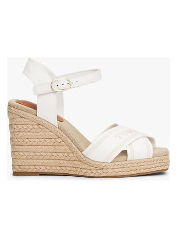 Tommy Hilfiger Sleehaksandalen wit