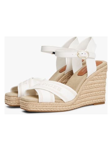 Tommy Hilfiger Sleehaksandalen wit