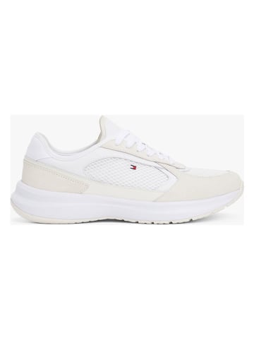 Tommy Hilfiger Leder-Sneakers in Weiß