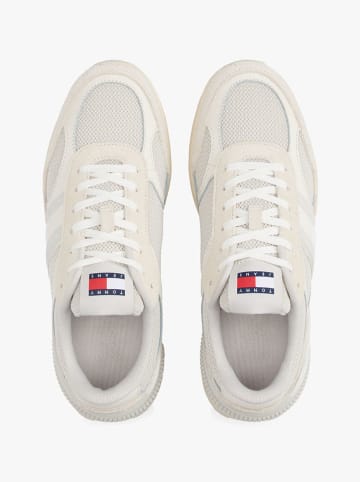 Tommy Hilfiger Skórzane sneakersy w kolorze kremowym
