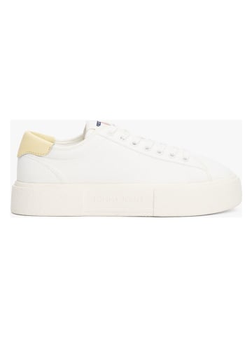 Tommy Hilfiger Leren sneakers crème