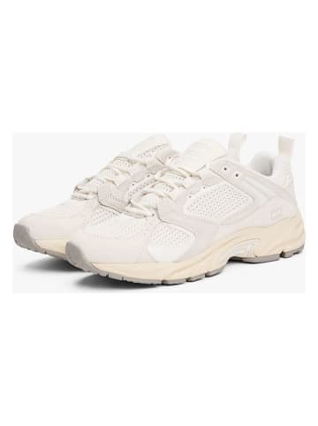 Tommy Hilfiger Leder-Sneakers in Creme