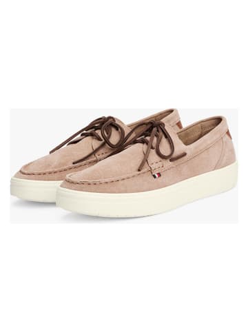 Tommy Hilfiger Leder-Mokassins in Beige