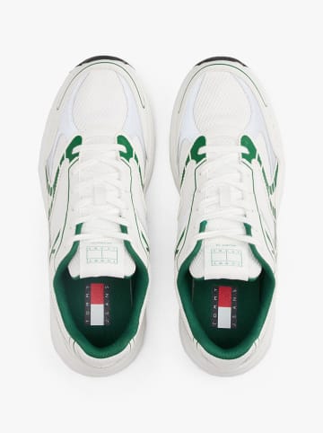 Tommy Hilfiger Skórzane sneakersy w kolorze kremowym