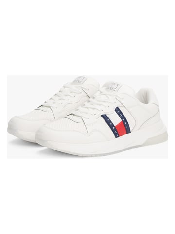 Tommy Hilfiger Leder-Sneakers in Weiß