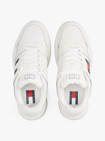 Tommy Hilfiger Skórzane sneakersy w kolorze białym