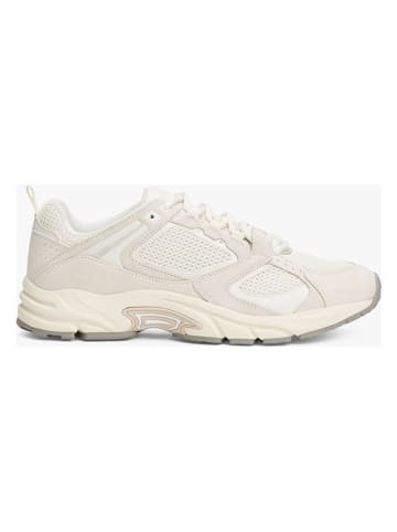 Tommy Hilfiger Leder-Sneakers in Beige