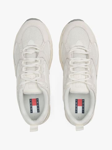 Tommy Hilfiger Skórzane sneakersy w kolorze beżowym