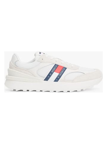 Tommy Hilfiger Skórzane sneakersy w kolorze białym