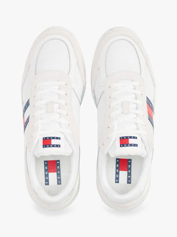 Tommy Hilfiger Leder-Sneakers in Weiß