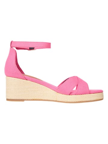 Tommy Hilfiger Sleehaksandalen lichtroze