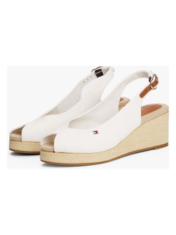 Tommy Hilfiger Keilsandaletten in Weiß