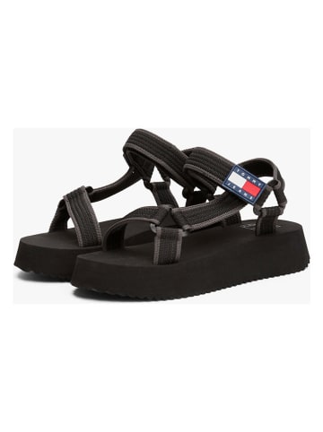 Tommy Hilfiger Sandały w kolorze czarno-szarym