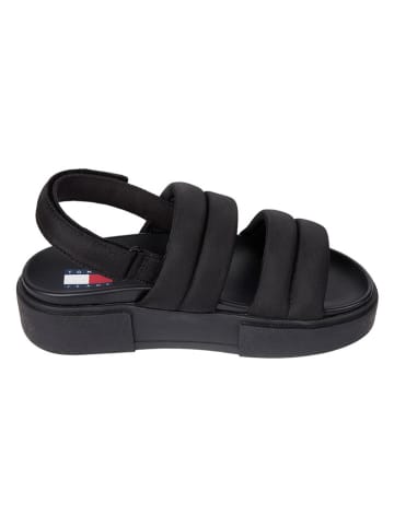 Tommy Hilfiger Sandały w kolorze czarnym na obcasie