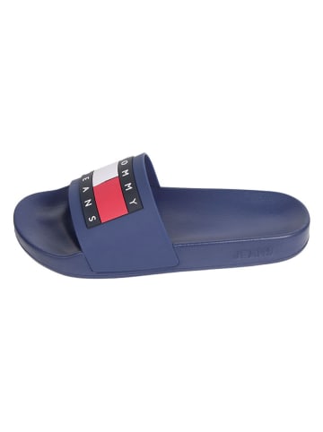 Tommy Hilfiger Pantoletten in Dunkelblau
