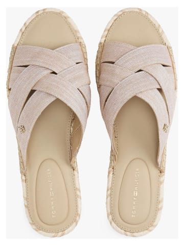 Tommy Hilfiger Pantoletten in Beige