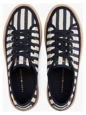Tommy Hilfiger Sneakersy w kolorze granatowo-beżowym