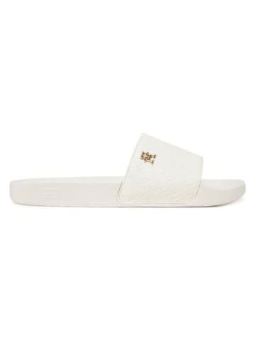 Tommy Hilfiger Pantoletten in Creme