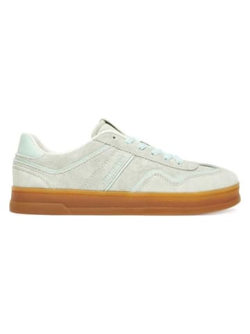 Tommy Hilfiger Leder-Sneakers in Türkis