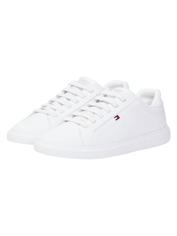 Tommy Hilfiger Skórzane sneakersy w kolorze białym