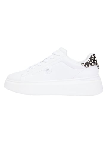 Tommy Hilfiger Leder-Sneakers in Weiß