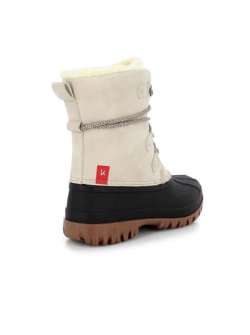 Kimberfeel Winterlaarzen "Hortence" crème/zwart