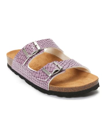 Mandel Slippers "Alberto" paars