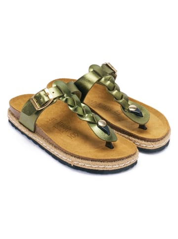 Mandel Teenslippers groen