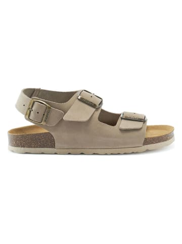 Mandel Leren sandalen beige/bruin