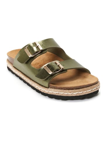 Mandel Klapki "Ana" w kolorze zielonym